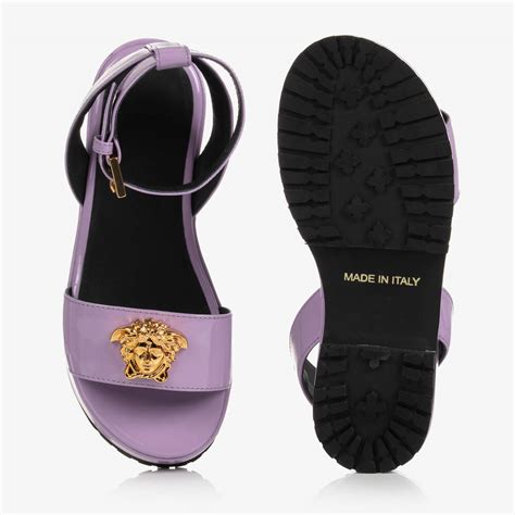 young versace lilac shoes|Versace sandals for women.